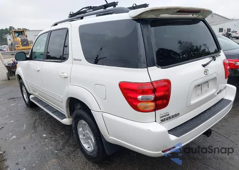 2002 Toyota Sequoia Limited V8 from USA, damaged, VIN 5TDBT48A62S064211